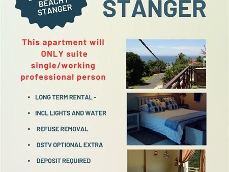 1 Bedroom Flat in Stanger