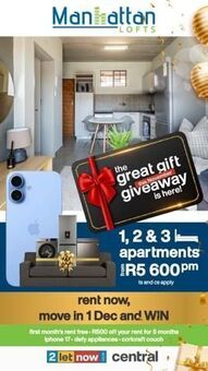 2 Bedroom Apartment in Johannesburg Central