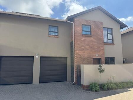 3 Bedroom Townhouse in Rynfield