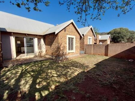 2 Bedroom Townhouse in Thabazimbi