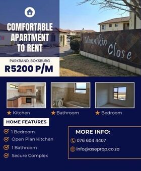 1 Bedroom Apartment in Parkrand